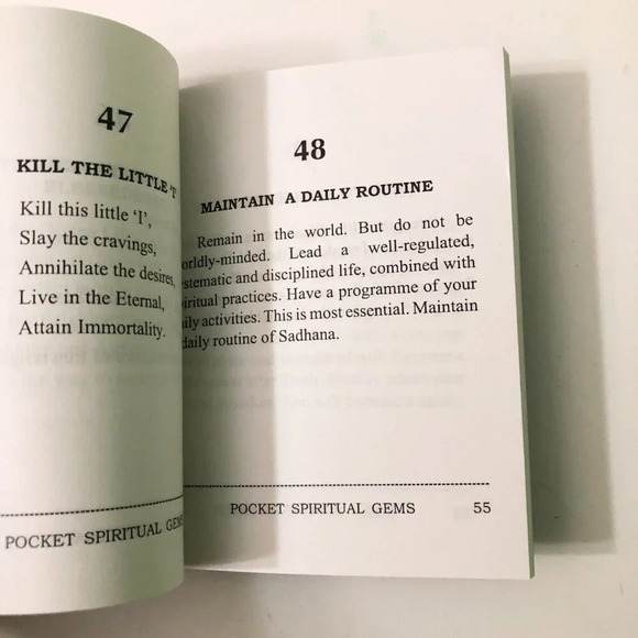 2008 Pocket Spiritual  Gems by Swami Sivananda Pocket Book - Picture 9 of 14